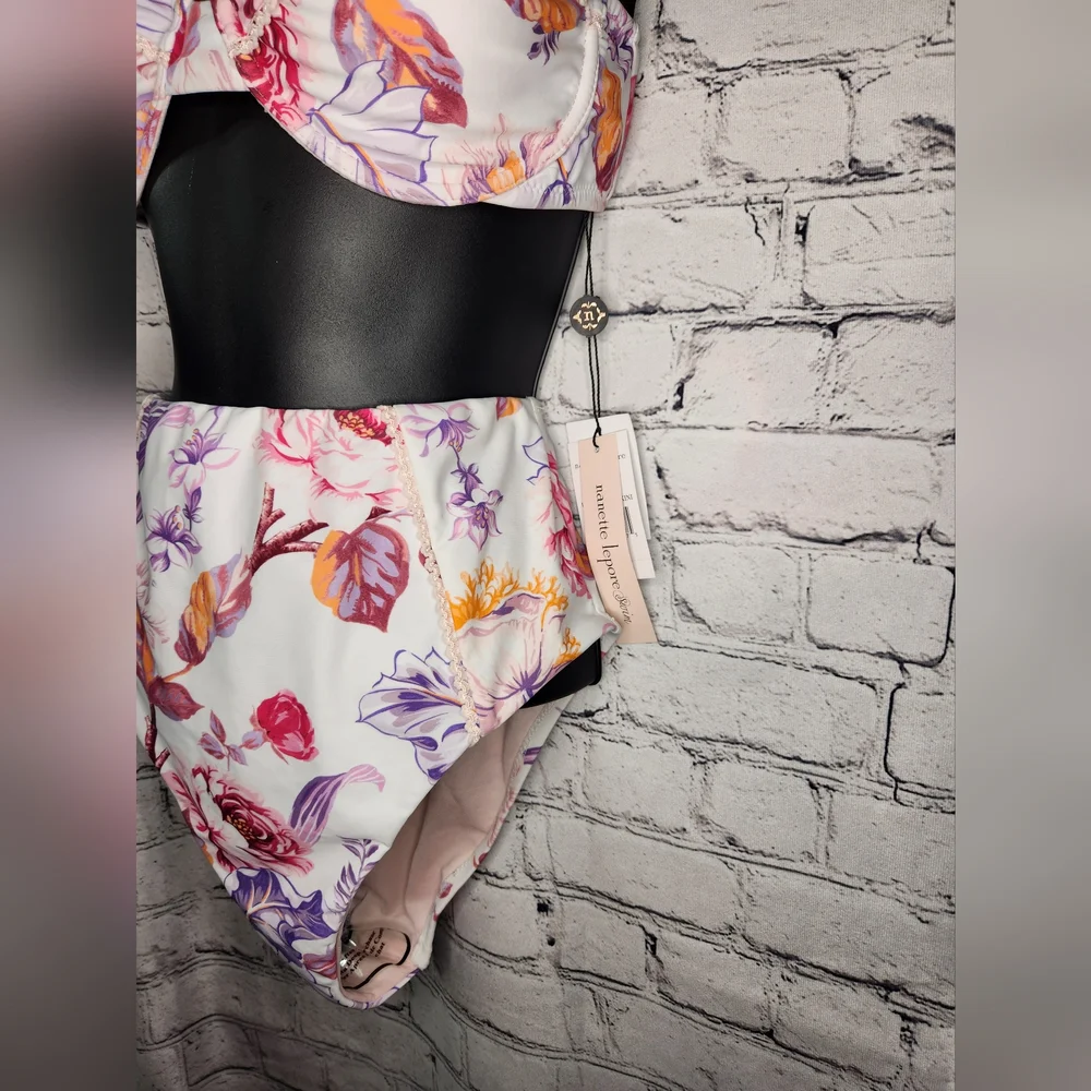 Nanette Lepore 2 Piece Swimsuit Bikini NWT Size‎ 10